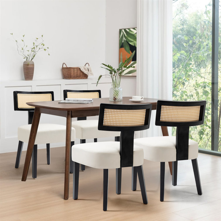 Bayou Breeze Carrew Fabric Side Chair Dining Chair Wayfair Canada